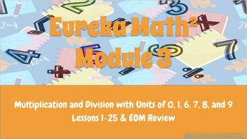 Preview of Eureka Math Squared 3rd Grade Module 3 Teachable Lesson Slides Eureka Math 2