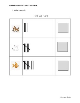 Preview of Eureka Math Squared Grade 1 Module 1 Topic A Reviews