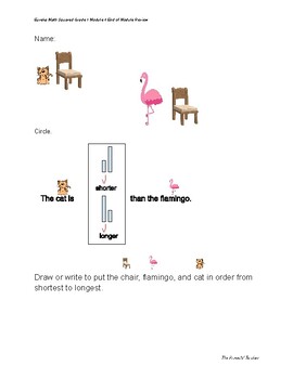 Preview of Eureka Math Squared Grade 1 Module 4 End of Module Review