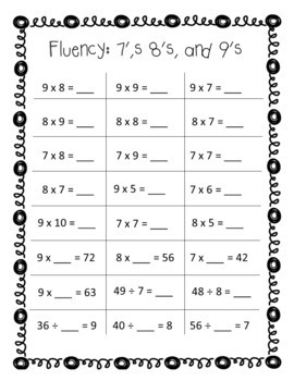 eureka math summer break packet 3rd grade spiral review tpt