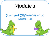 PPT Lessons for Eureka Math (Engage NY) First Grade Module 1 Lessons 1-24