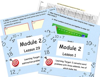 Preview of Eureka Math (or Engage New York) Module 2 All 29 lessons