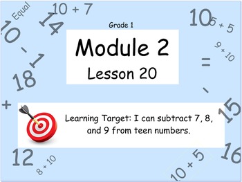 Preview of Eureka Math (or Engage New York) Module 2 Lesson 20