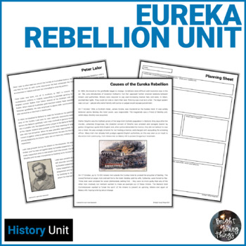 Preview of Eureka Rebellion - The Birth of Australian Democracy mini-unit