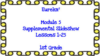 Preview of Eureka Squared 1st Grade Module 5 Supplemental Slideshows