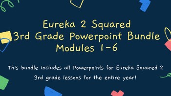 Preview of Eureka Squared 2 3rd Grade Powerpoint Bundle Modules 1-6