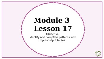 Preview of Eureka Squared 2 3rd Grade Powerpoint Module 3 Lesson 17