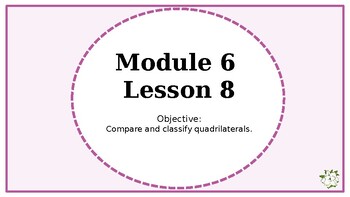 Preview of Eureka Squared 2 3rd Grade Powerpoint Module 6 Lesson 8
