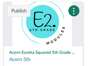 Preview of Eureka Squared 5th Grade Module 6 for Canvas