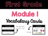 Eureka Squared First Grade Module 1 Vocabulary Cards