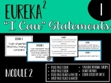 Eureka Squared Grade 1 Module 2 I can Posters and Student 