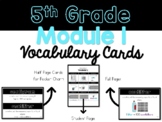 Eureka Squared Grade 5 Module 1 Vocabulary Cards