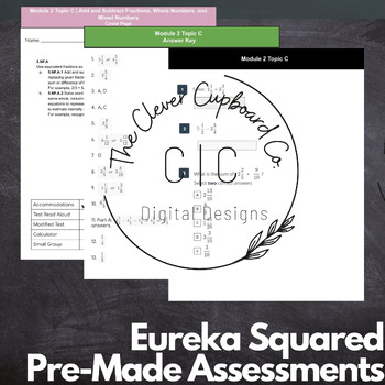 Preview of Eureka Squared | Grade 5 | Module 2 Topic C | Assessment