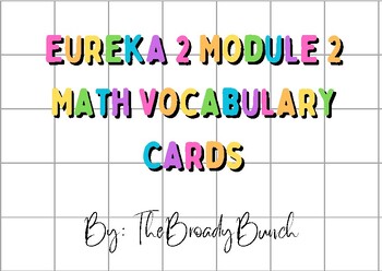 Preview of Eureka2 Module 2 Vocab Cards