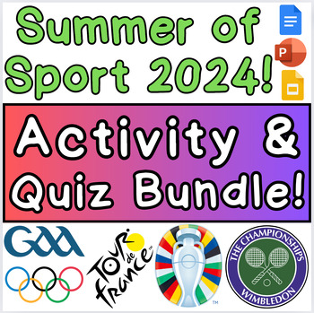 Preview of Summer of Sport (Paris Olympics, Euro 2024, Tennis & more!) Bundle Pack!