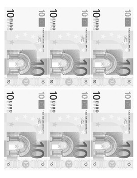 euro play money sheets games participation italian french spanish german