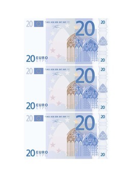 Euro Play Money Sheets Games/Participation (Italian, French, Spanish,  German)