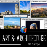 Europe Art and Architecture Activity with Google Slides