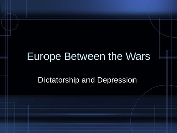 Preview of Europe Between the Wars