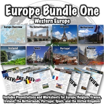 Preview of Europe Bundle One