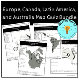 Europe, Canada, Latin America, and Australia Map Quiz BUND