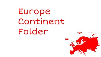 Preview of Europe Continent Folder