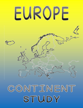 Preview of Europe Continent Study - All 50 European Countries - Worksheets, maps and flags.