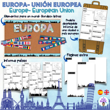 Mapa - Países en Europa Diagram