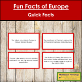 Fun Facts of Europe (color borders)