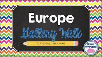 Preview of Europe Gallery Walk (Task Cards)