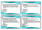 Europe Geographical Features and Nations Task Cards GSE SS6G7