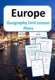 Europe - Geography Unit Lesson Plans