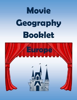 Preview of Europe Movie Geography Booklet