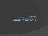 MODERN EUROPE GUIDED NOTE-TAKING POWERPOINT/PRESENTATION