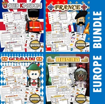 Preview of Europe Themed Mega Bundle