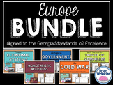 Europe Unit BUNDLE - Geography, History, Government, Economics, Etc.