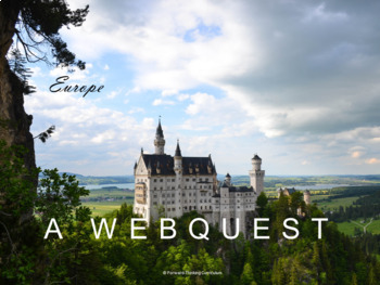 Preview of Europe Webquest (World Geography and History)