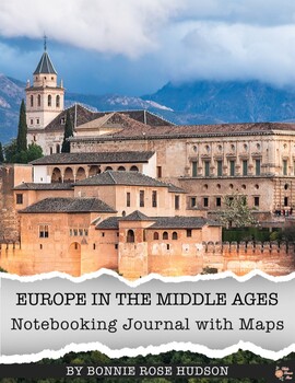 Preview of Europe in the Middle Ages Notebooking Journal with Maps (Plus TpT Digital)