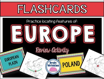 Preview of Europe's Geography Flashcards