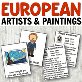 European Artists Study Hands-on or Geography Activities