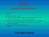 European Countries Jeopardy Review Game