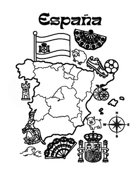 Preview of European Country Coloring Pages