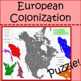 European Exploration & Colonization of North America 1800 