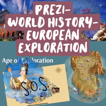 Preview of European Exploration Prezi Presentation- World History