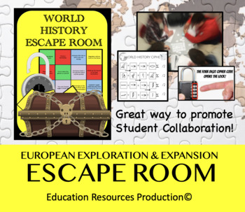 Preview of European Exploration - World History Escape Room