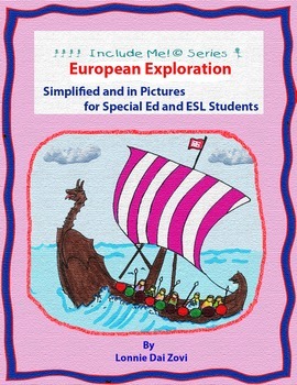 Preview of European Exploration in Pictures for Special Ed, ESL and ELL Students