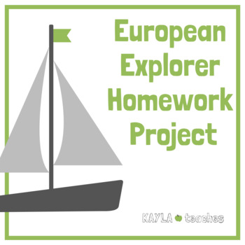 Preview of European Explorer Homework Project