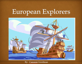 Preview of European Explorer  Unit -3rd Social Studies