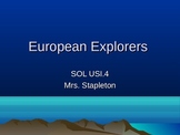 European Explorers 5th grade History: Champlain, Coronado, etc.