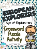 European Explorers - Age of Exploration Crossword Puzzle Activity